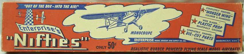 Enterprise Monocoupe Nifties - Flying Aircraft, N-4 plastic model kit